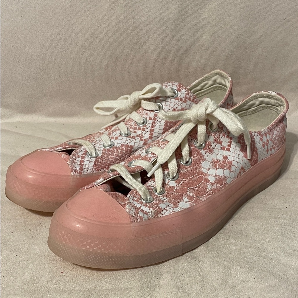 Golf Wang x Converse Chuck 70 Low ‘Pink Python’ Sneakers